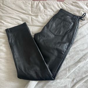 Jones New York Leather Pants